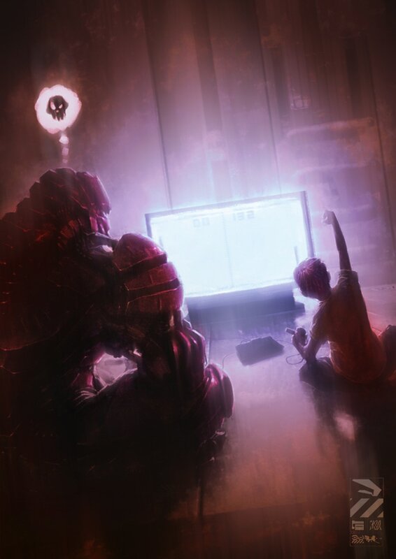Gaming with a giant robot