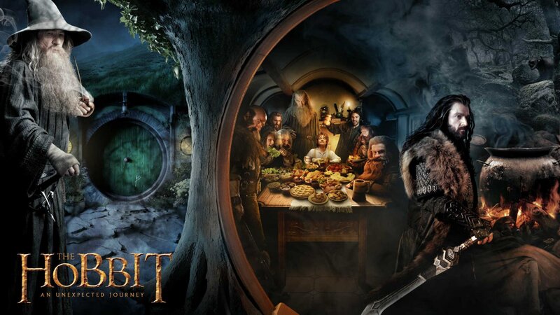 Gandalf and Dwarves — Brown