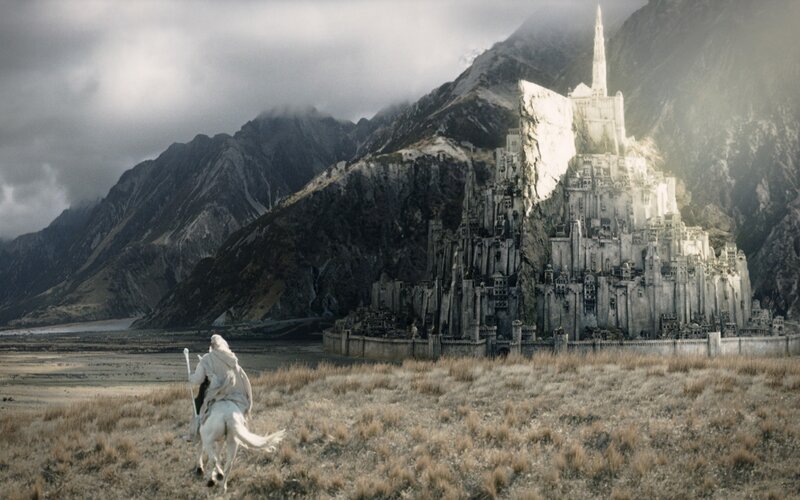 Gandalf approaches Minas Tirith