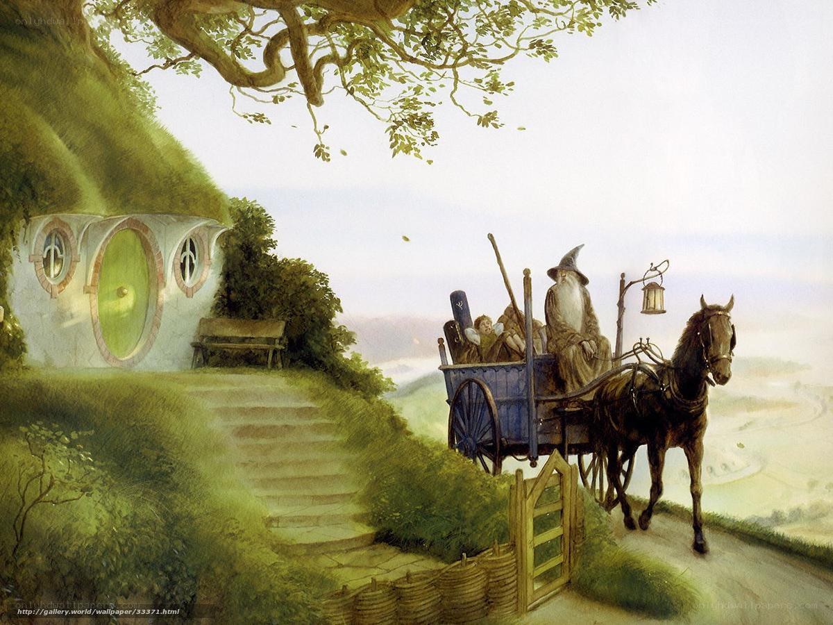Gandalf at Bag End