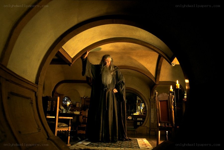 Gandalf in a hobbit hole