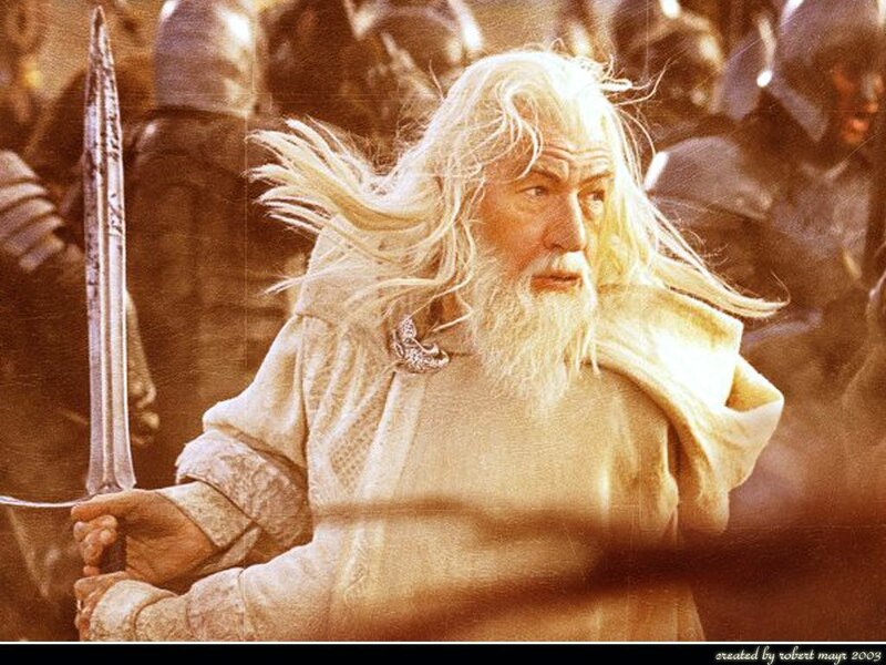 Gandalf in battle