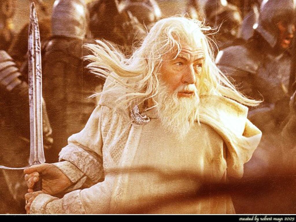 Gandalf in battle