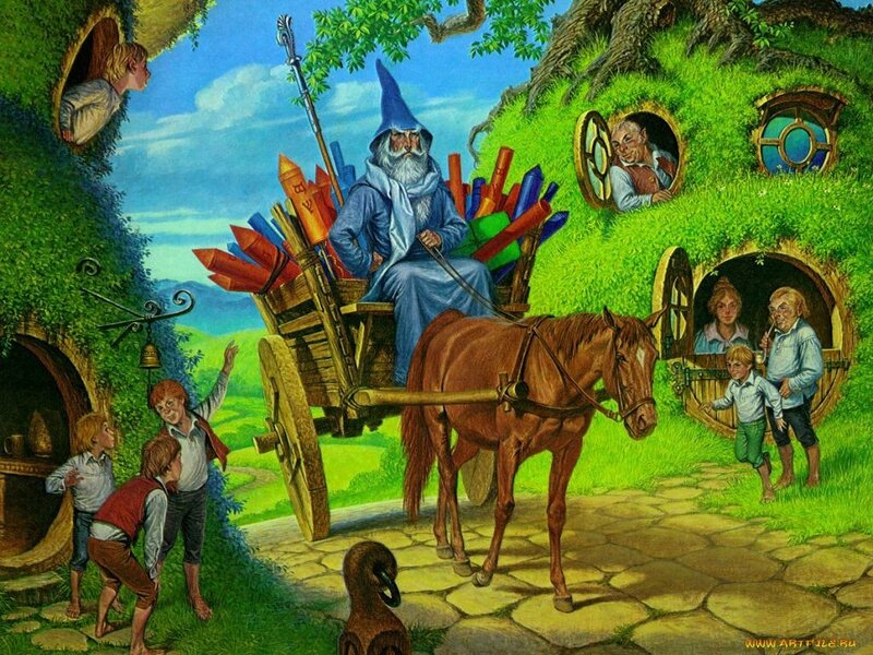 Gandalf in the Shire