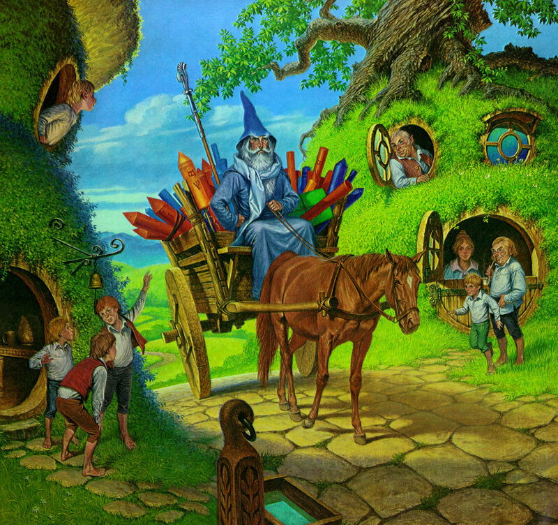 Gandalf in the Shire