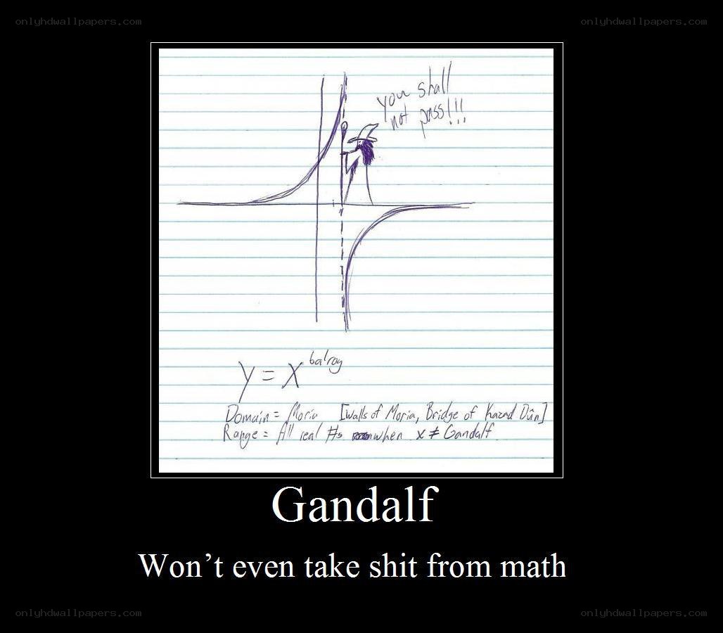 Gandalf math meme