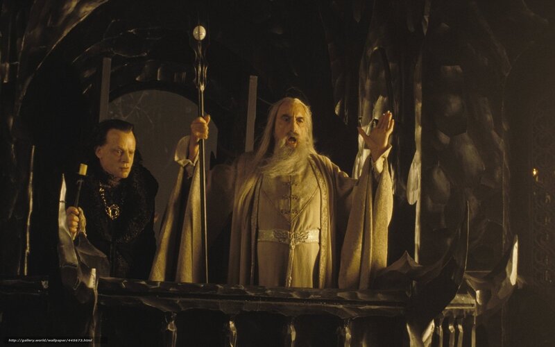 Gandalf on a balcony