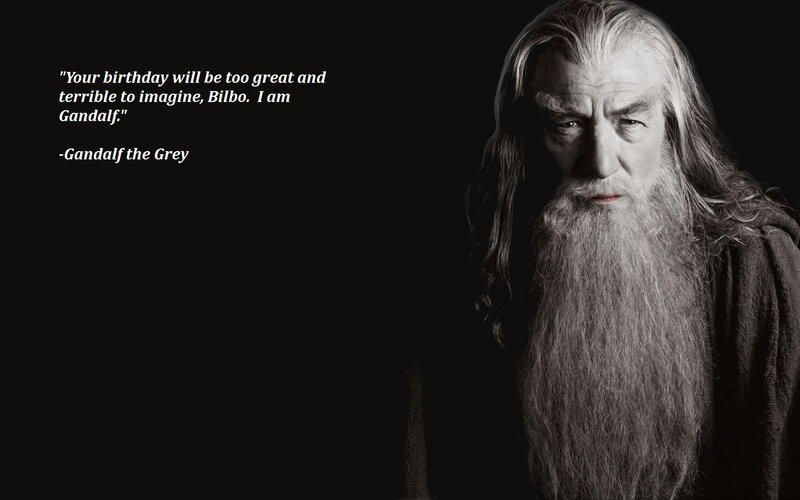 Gandalf quote wallpaper