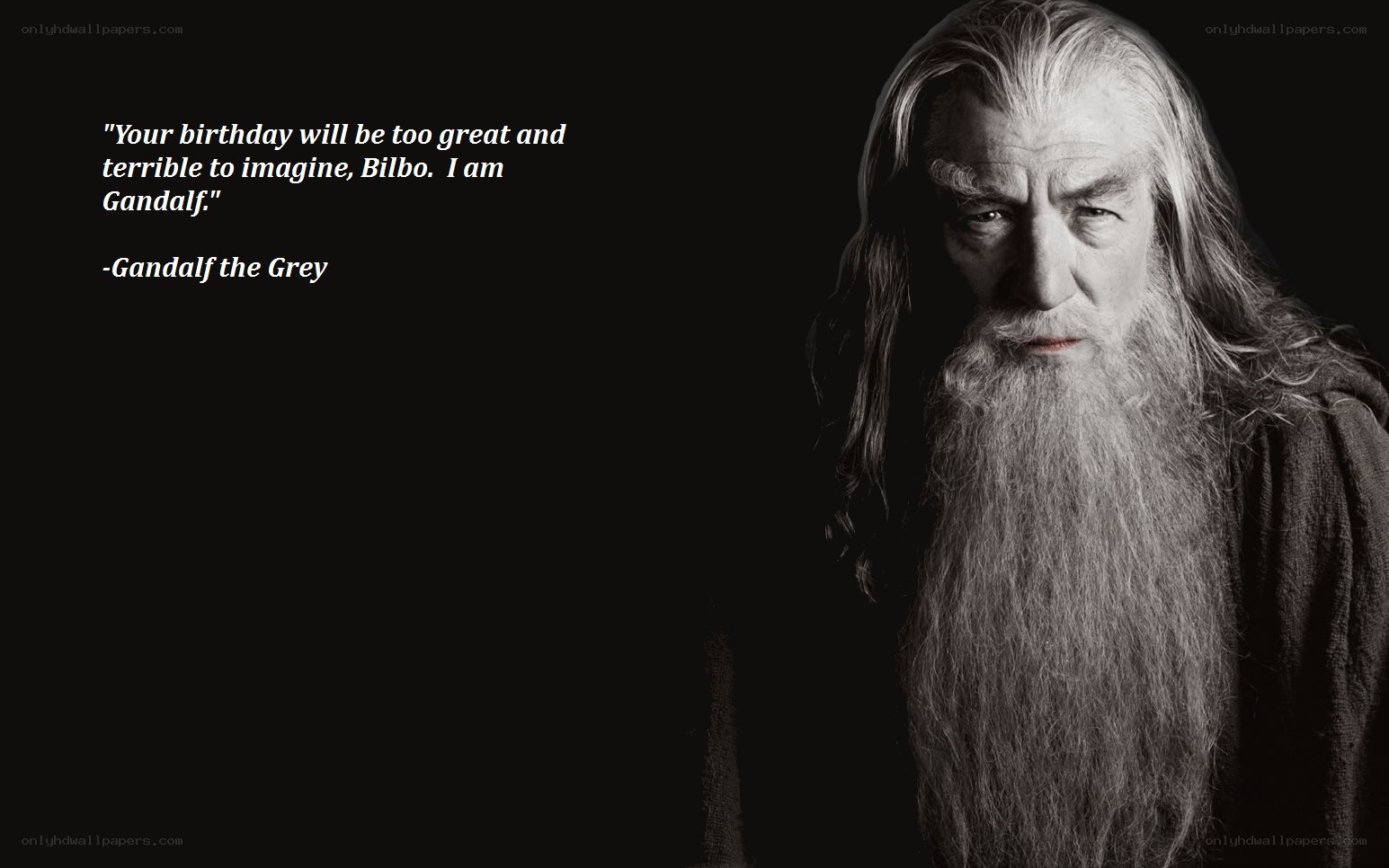 Gandalf quote wallpaper
