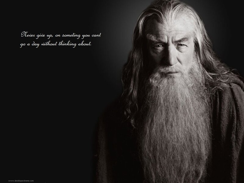 Gandalf quote wallpaper