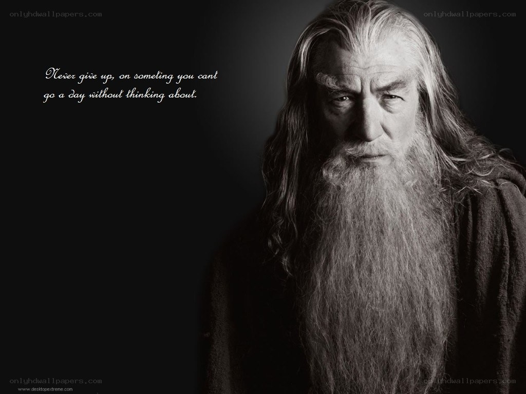Gandalf quote wallpaper