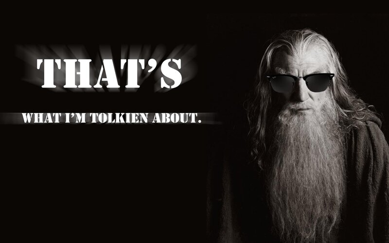 Gandalf with sunglasses