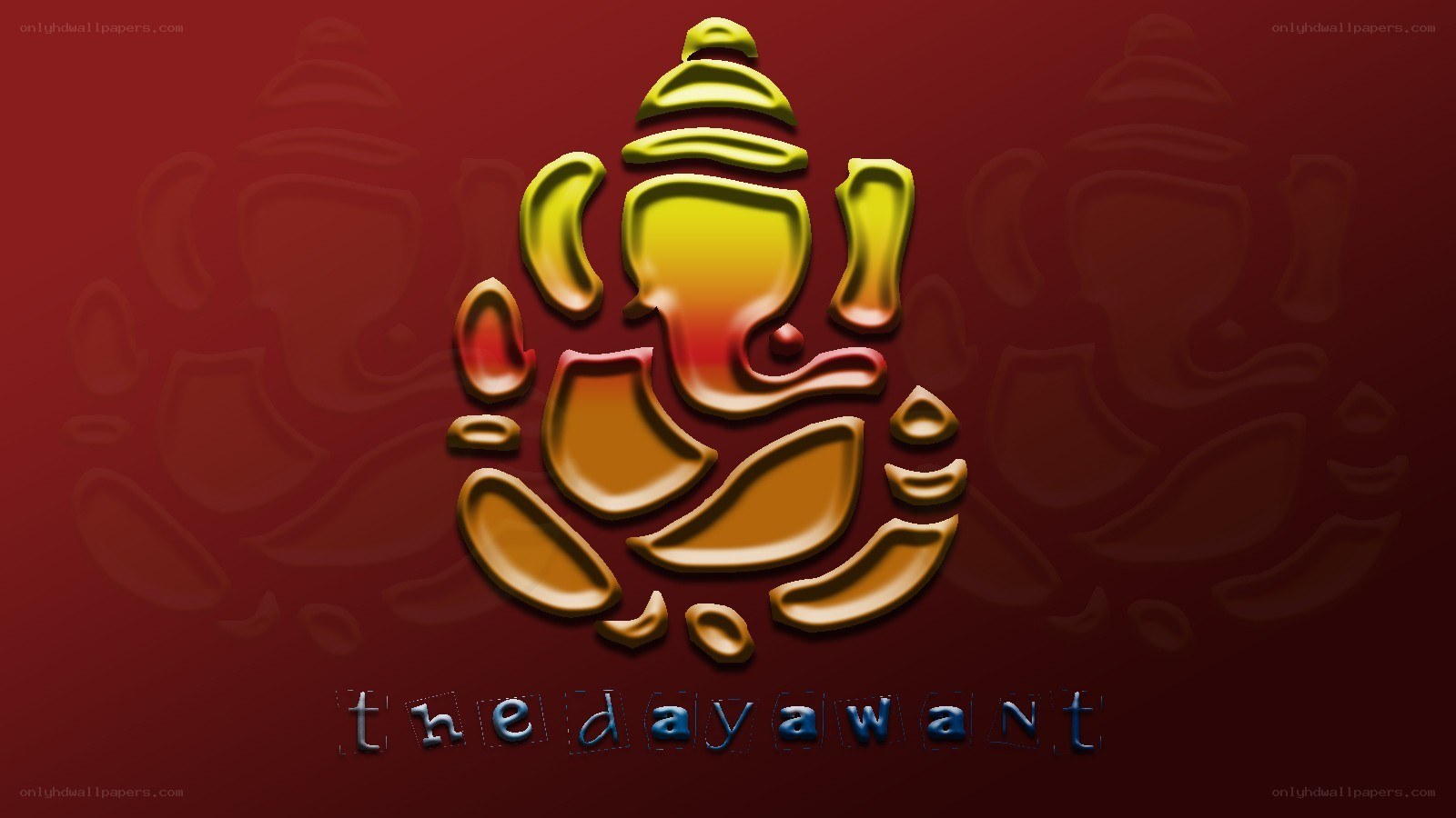 Ganesh icon with text