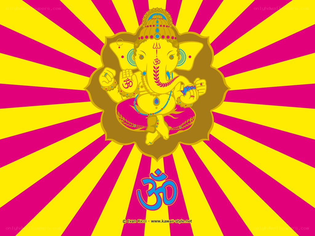 Ganesh with Om symbol