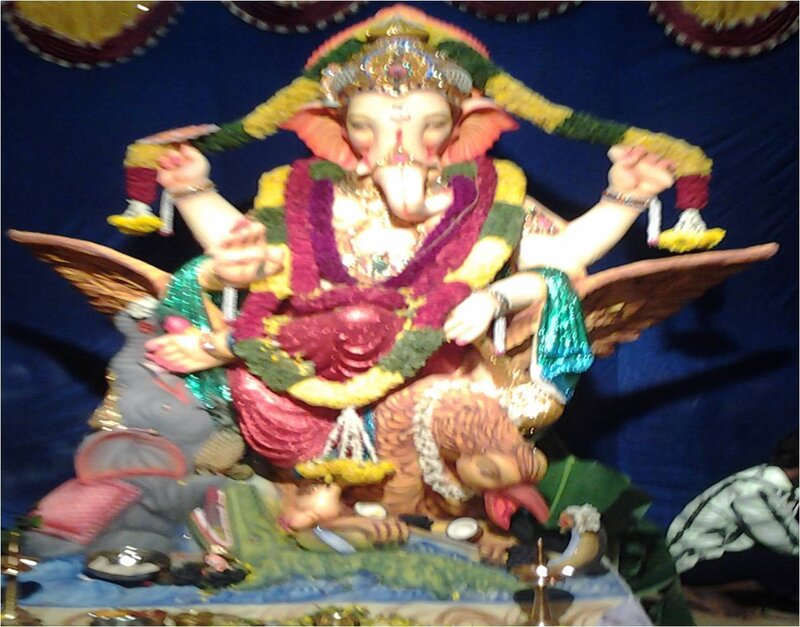 Ganesha Idol with Wings