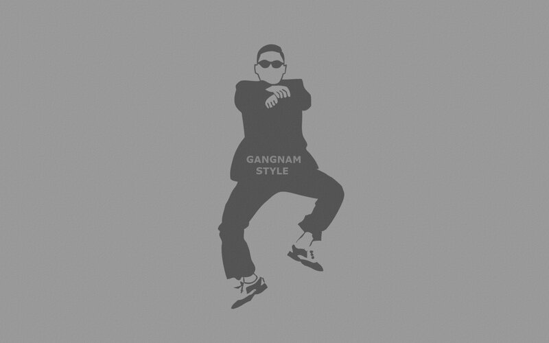Gangnam Style dance pose