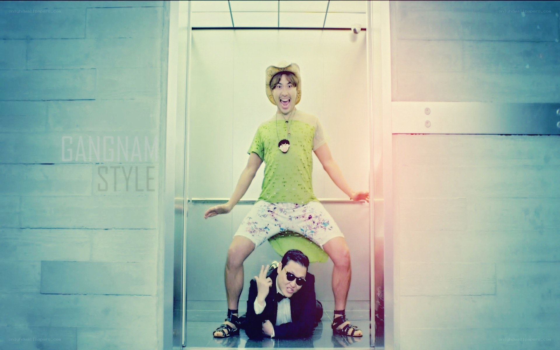 Gangnam Style dance scene