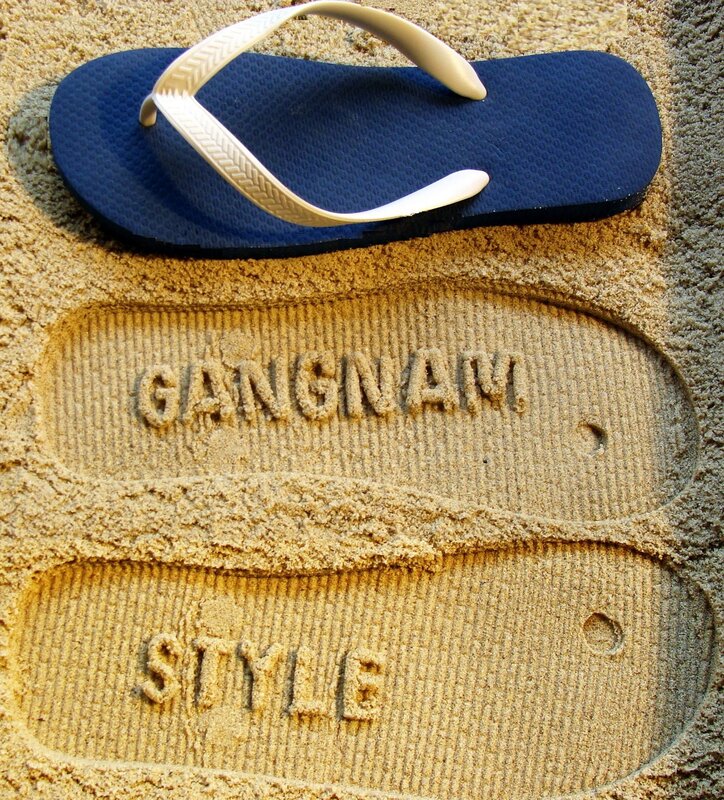 Gangnam Style sand art