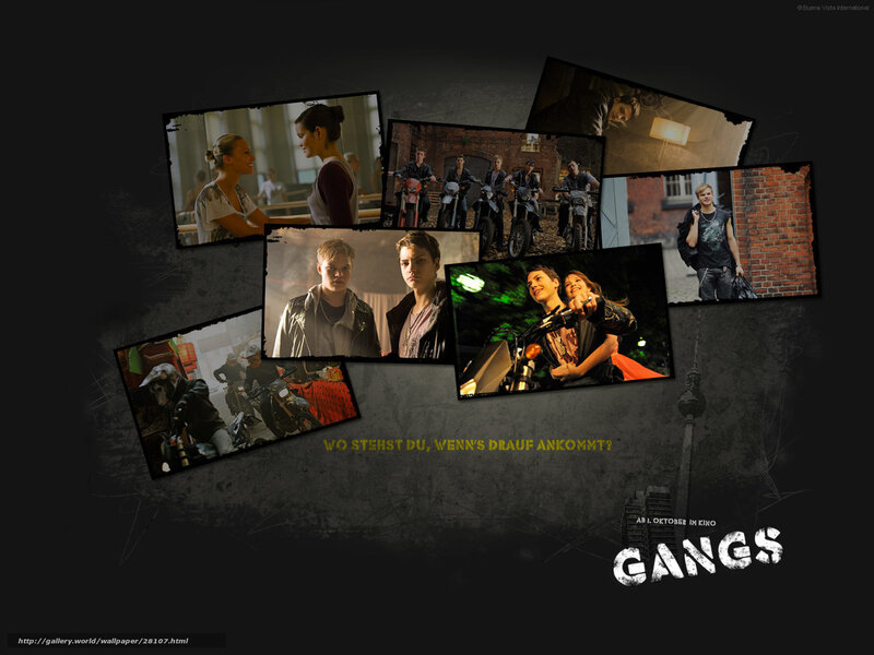 Gangs movie collage