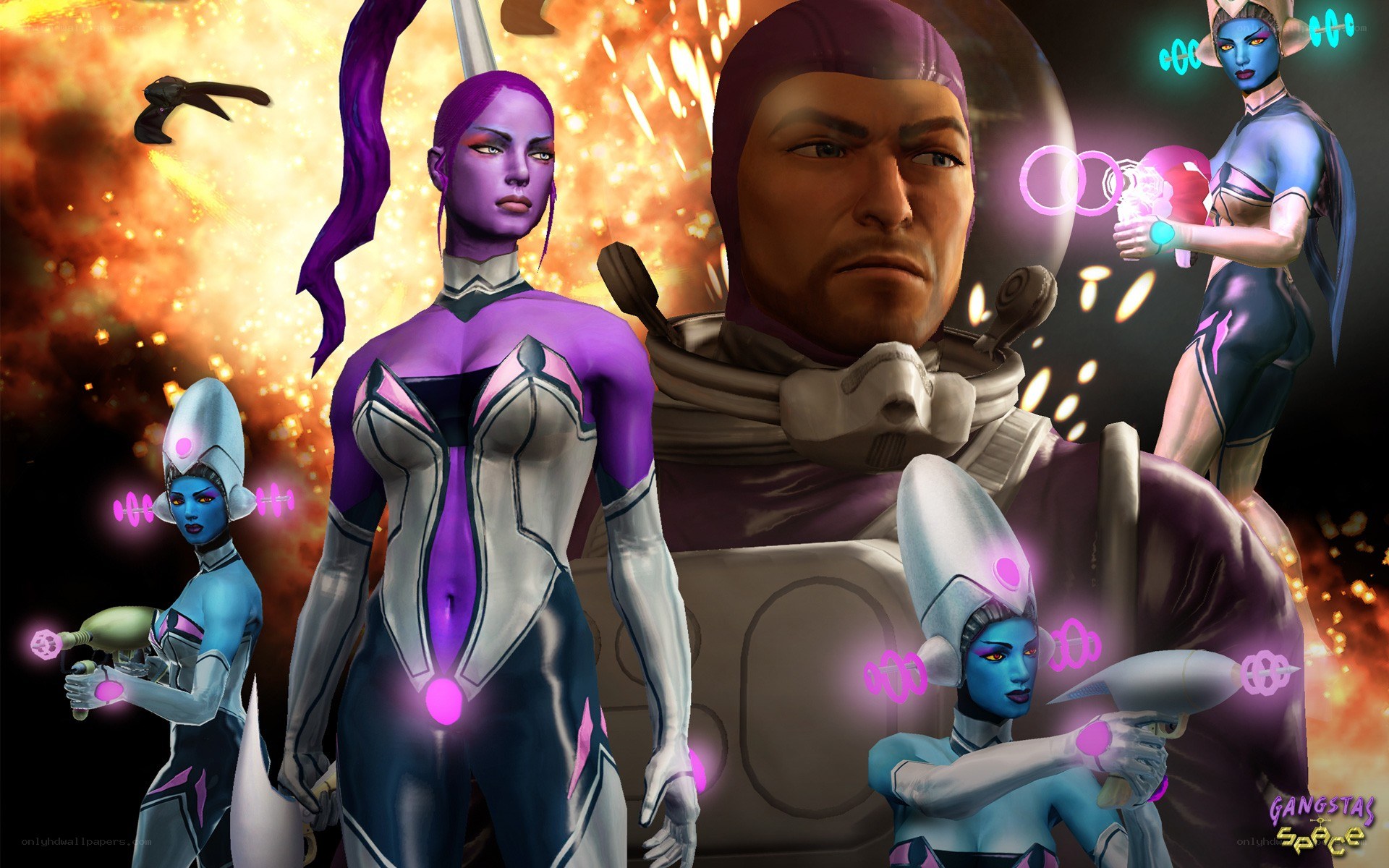 Gangstas in Space characters