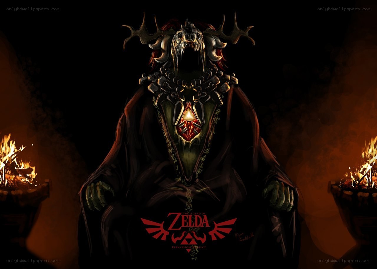 Ganon in dark throne