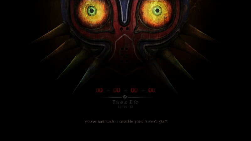 Ganon's Mask — Black, Dramatic, Ominous