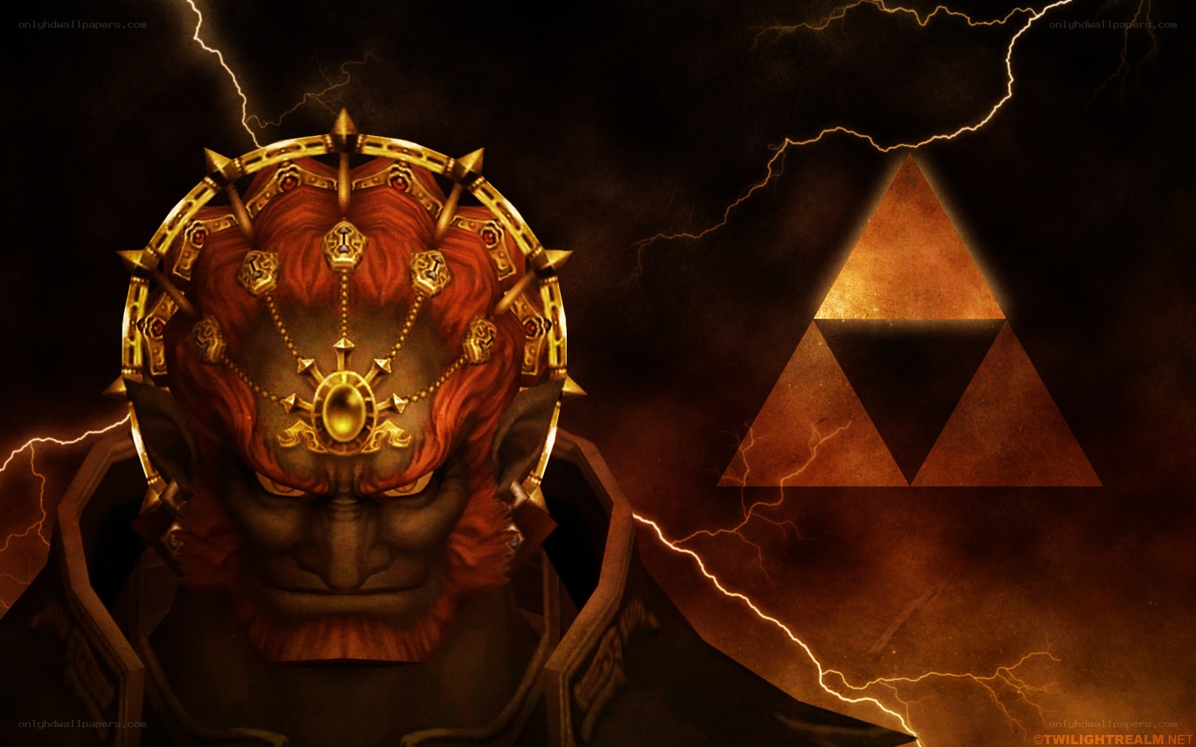 Ganon with Triforce symbol