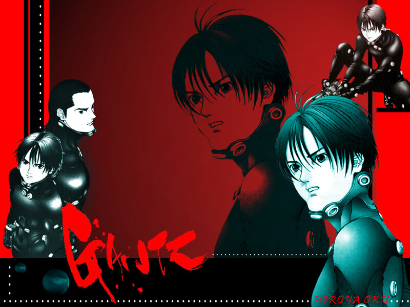 Gantz anime character collage