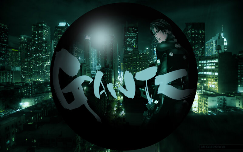Gantz anime cityscape