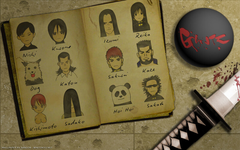 Gantz character roster book