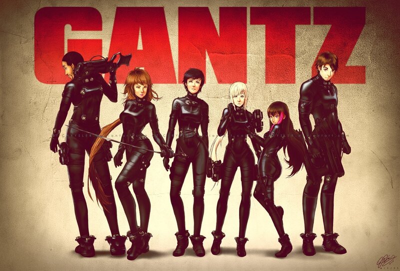 Gantz characters lineup