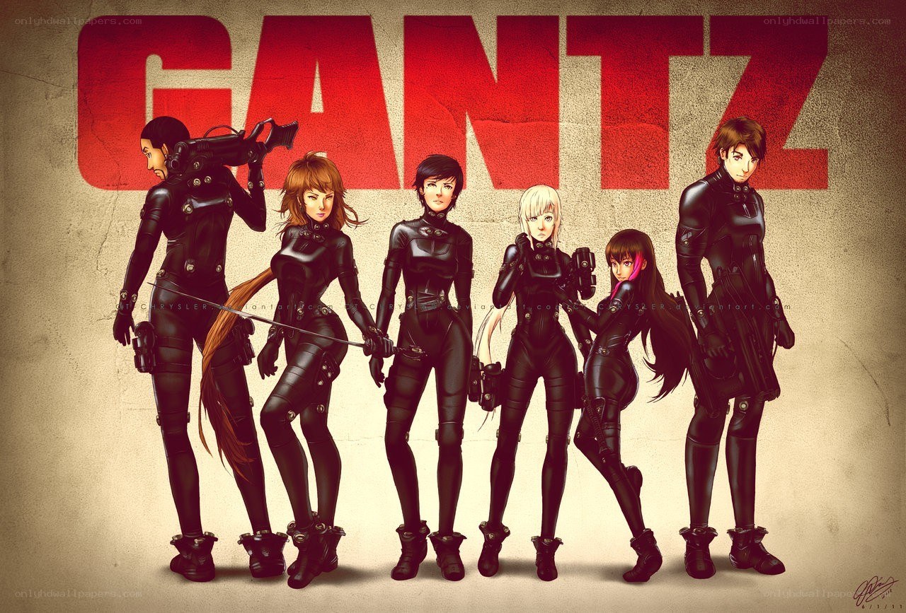 Gantz characters lineup