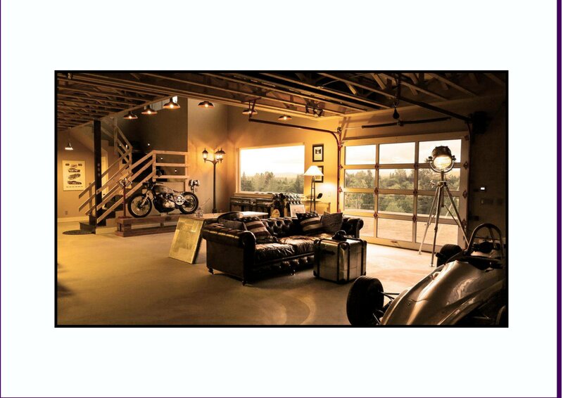 Garage with Vintage Vehicles