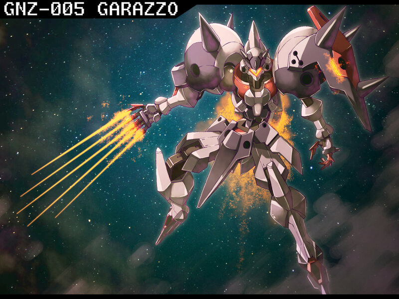 Garazzo mecha in space