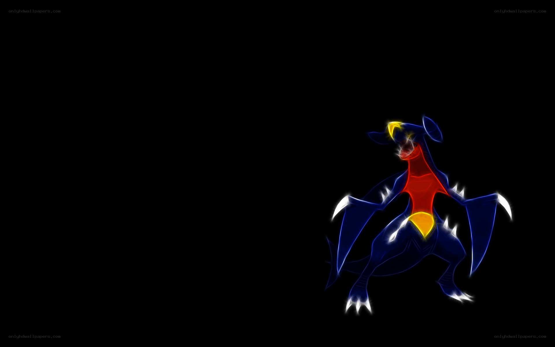 Garchomp glowing artwork