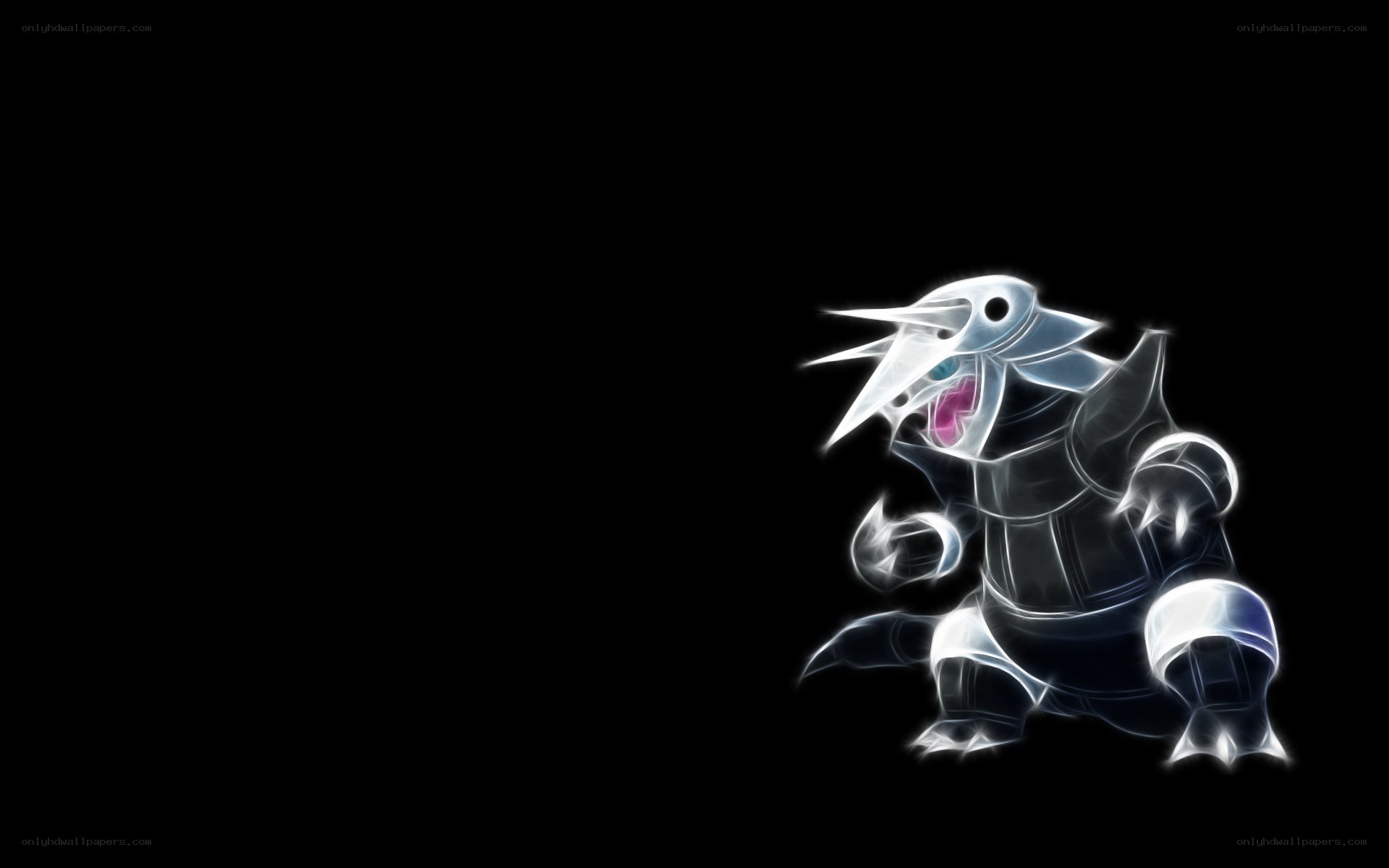 Garchomp glowing effect