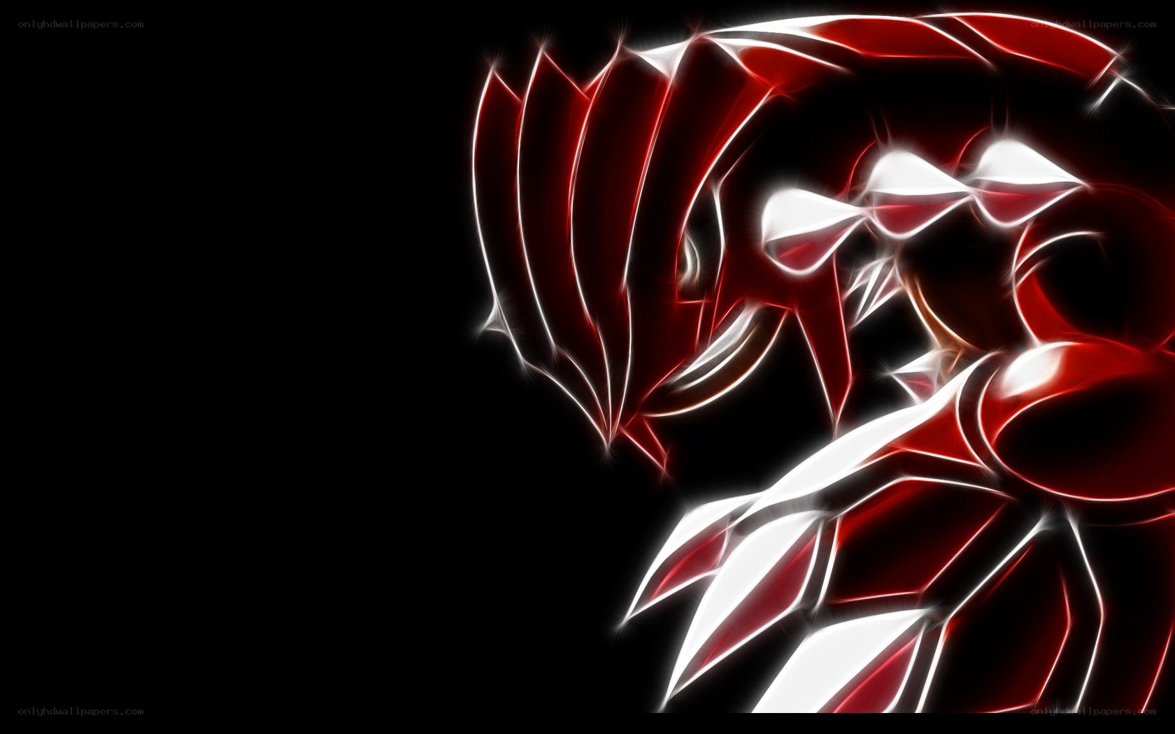 Garchomp glowing red design