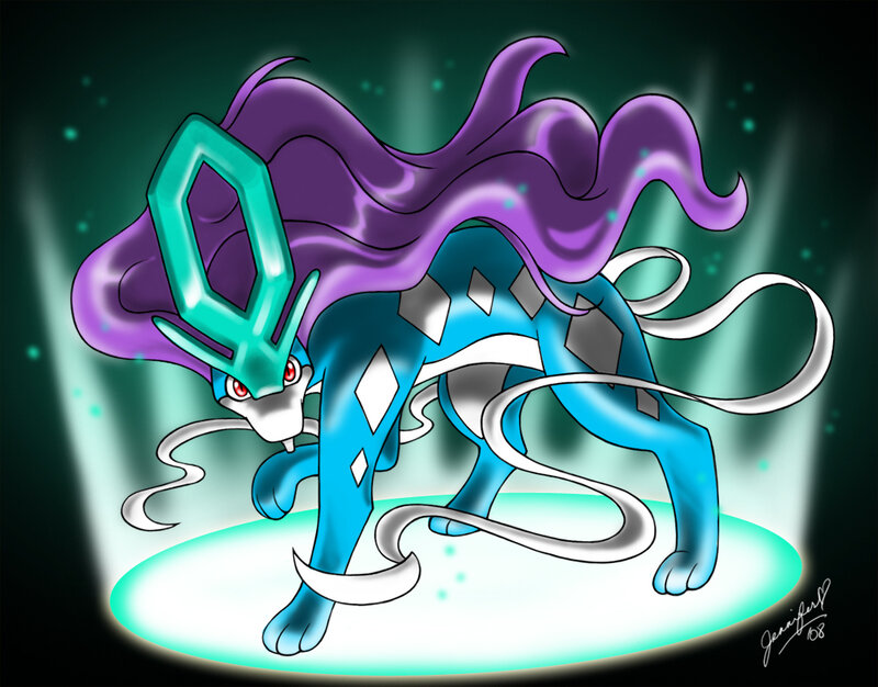 Garchomp in a spotlight