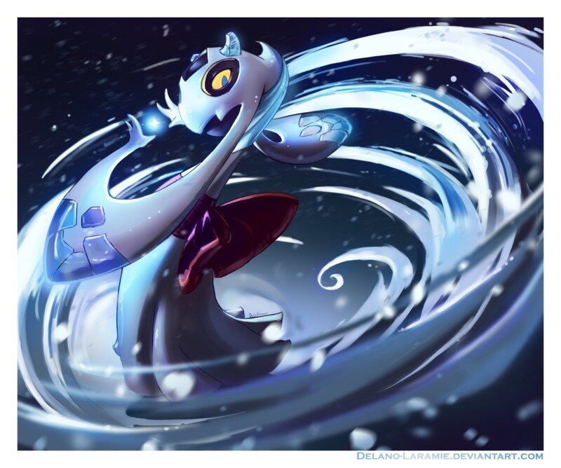 Garchomp in a Water Vortex