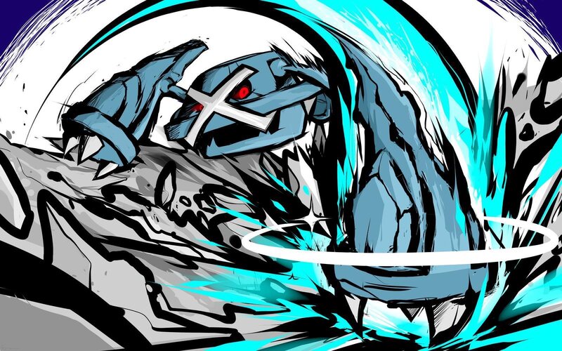 Garchomp in Motion — Blue