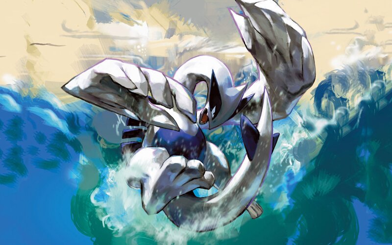 Garchomp in Water — Blue, Dynamic
