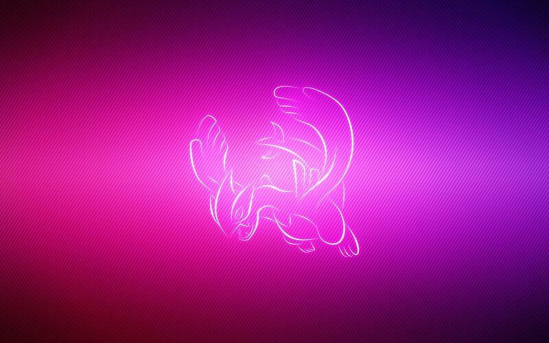Garchomp neon outline