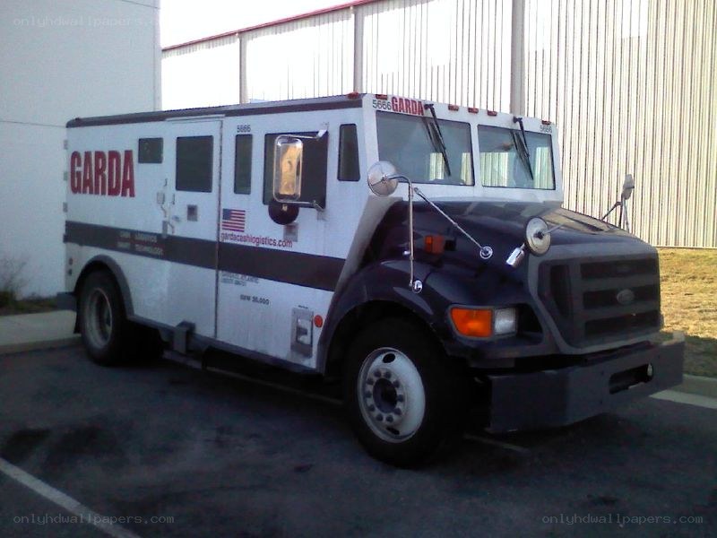 Garda armored truck