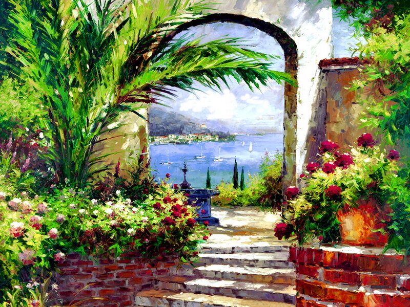 Garden Archway View