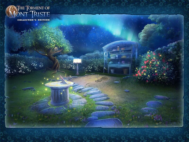 Garden at Night — Blue