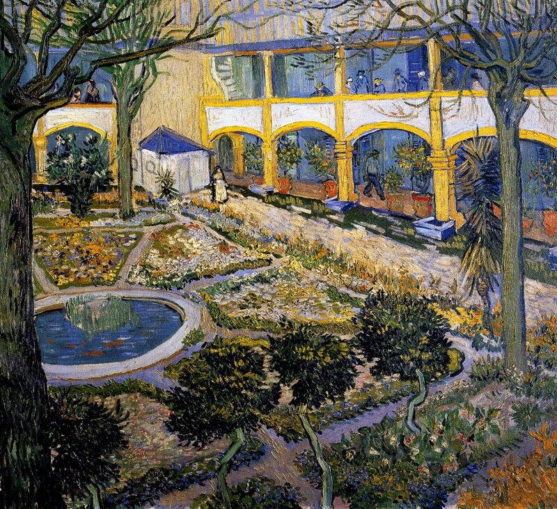 Garden at Saint-Paul Hospital