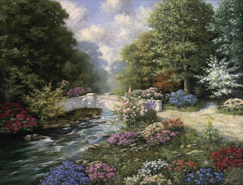 Garden by the river