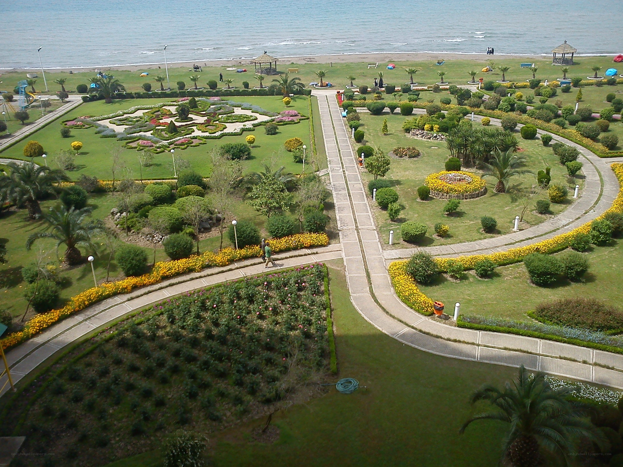 Garden by the sea