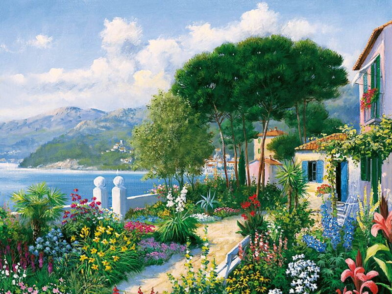 Garden by the Sea — Blue