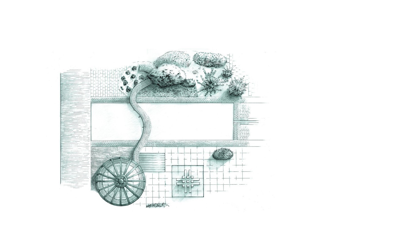 garden design sketch